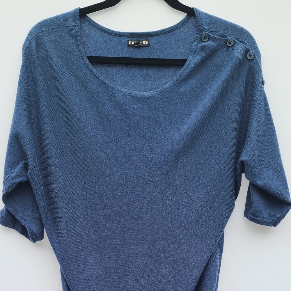 Express Cashmere Blend Boatneck Sweater